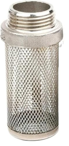 ETAZMDITE Garden Hose Filter, Garden Hose and Aquarium Filter 304 Stainless Steel Male Thread Inlet Multiple Sizes(4 Inch Long)