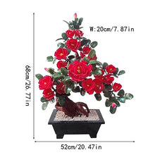 SYRIS Simulation Potted Plants Bonsai Tree Dudan Handicrafts Jade Carving Living Room Decorations Wine Cabinet Porch Decoration Jade Carving Bonsai Ornaments Fake Plant Greenery Decor for Desk