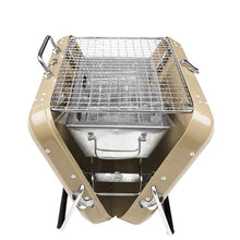 Portable Mini Oven Home Outdoor Camping Barbecue Rack Box Portable Charcoal Barbecue Oven
