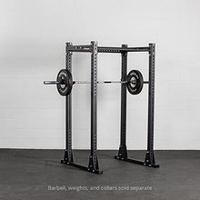 Titan Fitness Flat Foot Power Rack X-3 Series 82-in. H 30-in. D with 4 Weight Plate Holders Black