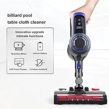 SDdPulse Billiard Table Cleaner, Electric Cordless Vacuum Brush Set with 200W Power, 2nd Gear, Ideal for Pool Table Cloth and Rail Cleaning - Efficient and Easy to Use