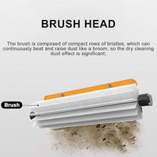 VNATWGOO 7.5m Photovoltaic Panel Cleaning Brush, Electric Solor Panel Cleaning Tool, Automatic Water Supply Cleaning Roller Brush, Dry Cleaning No Water Brush,Mains