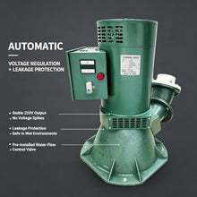 EQCOTWEA 10KW Turbine Hydroelectric Generator Off-Grid Water Power 220V