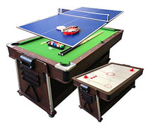 Simba USA 4 in 1-7Ft Multifunctional Game Table Green/Red/White