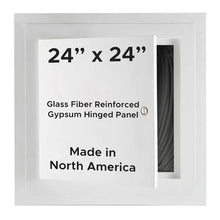 Best 24” x 24” Hinged Gypsum Access Panel with Glass Fiber Reinforced Square Corner, Light Weight Wall & Ceiling Access Panel, Easily Textured Access Door, No Shrinkage & Cracking, BA-GRG-HG-SC