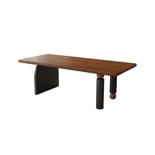 Coffee Table Solid Wood Dining Table Walnut Color Home Square Living Room Hotel Original