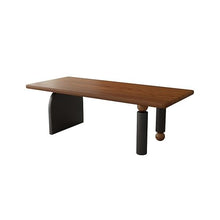 Coffee Table Solid Wood Dining Table Walnut Color Home Square Living Room Hotel Original