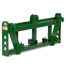 Titan Attachments Economy Series Global Euro Pallet Fork Frame with 48" Fork Blades Fits John Deere Tractors, Rated 4,000 LB, Accepts Class 2 Pallet Fork Blades and Conus 1 Hay Bales Spears