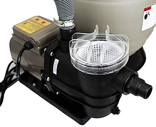 9TRADING 2640 GPH Self Priming Swimming Pool Pump with Timer 13" Sand Filter Above Ground