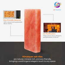 ZK Bulk Pack of 500 Himalayan Salt Tiles 8"x4"x1" Sauna Walls–
