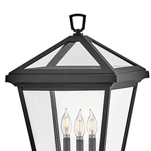 Hinkley Alford Place Large Post Top Lantern Die Cast Aluminum Museum Black