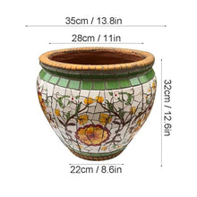 HANMENGYUAN Flower pots Large Flower Pots for Fence Planters Outdoor Outdoor Indoor(Blue)