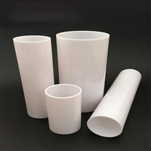 OD25/30/40/50mm Milk White Tube Led Pipes Garden Outdoor Drainage Irrigation Plastic Building Materials - ( Color: Milk White Specification: 9pcs OD50x2x1000mm )