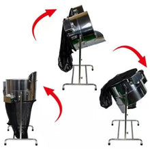 Automatic Bud Leaf Trimmer, 18 Inch Electric Twisted Spin Trimmer w/3 Blades,Speed Adjustable, Includes Mesh Bag & Hand Pruner for Flowers