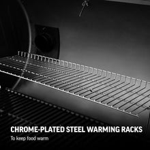 Char-Griller®Smokin Pro Charcoal Grill and Offset Smoker with Side Fire Box, Dual Damper Control, Chrome Plated Steel Warming Rack, 1,130 Cooking Square Inches in Black, Model CG30044223