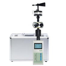 Handheld Anemometer, Wind Speed and Direction Weather Station, with LCD Display and 16-Position Dial Wind Vane, USB Data Output, for Meteorology