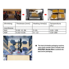 BREVELTION 220V Automatic Shrink Tunnel Packaging Machine
