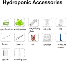 UNbit Indoor Hydroponics System Indoor Garden 30 Pods Intelligent Growing System - 20W LED Grow Light Germination Kits - Automatic Timer + 4L Water Tank wyqdp240305, size