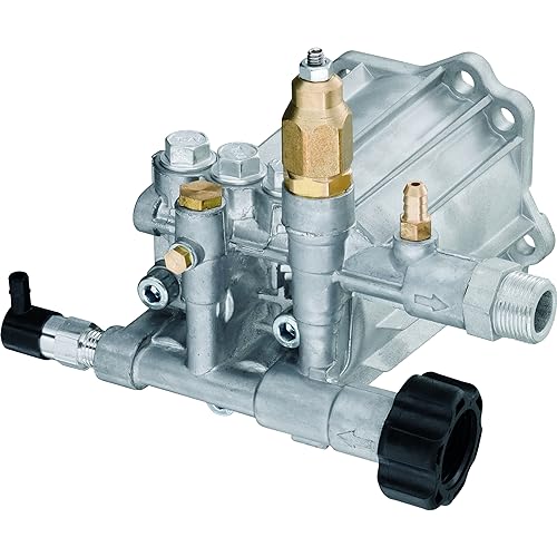 AR Annovi Reverberi SRMV22G26-EZ Replacement Pump. 2600 PSI, 2.2 GPM, 173 Max Bar, Easy Start Valve, Thermal Relief Valve, Detergent Outlet, Brass Unloader. Replacement Residential Pump.