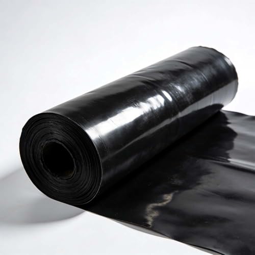 FANLIKIKI HDPE Pond Liner Skins,30S Underlay Sealing Film Garden Tarpaulin Membrane Swimming for Fish Ponds Fountains Water Waterfall(10 * 10m)