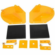 GaRcan Steel Snow Plow Wings, 20" Extensions, Yellow, Set of 1