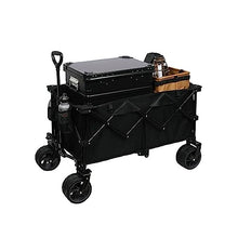 iumLeap Wheelbarrow Foldable Camping Trolley Portable Outdoor Camping Table Large Capacity Multi-Function Adjustable Handle Picnic Shopping Trolley Portable (Foldable Truck B)