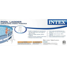 Intex 10 ft. x 2.5 ft. Round Above-Ground Pool Ladder with Pool Set with Filter Pump 28065E + 28201EH