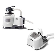 INTEX Krystal Clear 2,800 GPH Sand Filter Pump with QS1200 Saltwater System