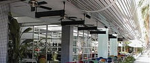 Model S25 Patio Heater Finish/Fuel Source: Black/Natural Gas