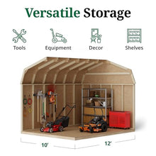 Little Cottage Co. 10x12 Value Gambrel Barn with 6 ft. Sidewalls, Outdoor Wood Storage Shed Do-It-Yourself Precut Kit