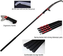 Telescopic Pole Saw 12Ft Extendable Telescopic Landscaping Pole Saw for Pruning and Trimming Branches and Leaves (3.6M) Extendable Limb Saw and Trimmer