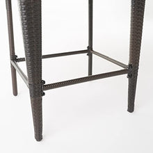 Christopher Knight Home Landis Outdoor 5 Piece Wicker Bar Set Multibrown