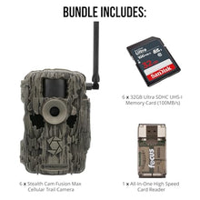 Stealth Cam 36MP Fusion Max Cellular Trail Camera 6-Pack