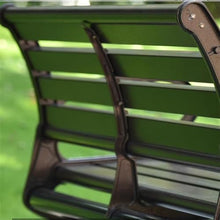 GRFIT Outdoor Bench Garden Chair for Outdoor, Cast Aluminum Patio Bench, Iron Seat for Leisure in the Park Garden Bench (Medium)