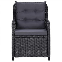 ZQQLVOO 7 Piece Patio Dining Set Black, Outdoor Bistro Set, Balcony Furniture Set, Outdoor Bistro Table and Chairs Set for Yard Backyard Lawn Porch Poolside Balcony