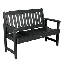 Highwood AD-BENW2-BKE Lehigh Garden Bench, 4 Feet, Black