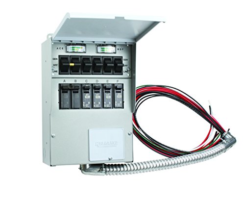 A306C Pro/Tran2 30-Amp 6-Circuit 2 Manual Transfer Switch