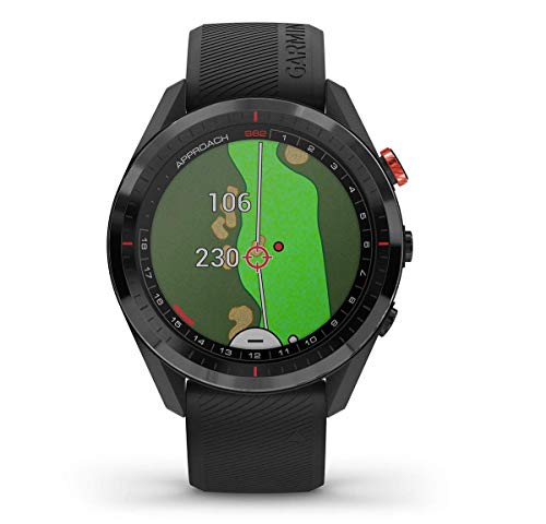 PlayBetter Garmin Approach S62 Premium Golf GPS Watch Black/CT10 Sensors