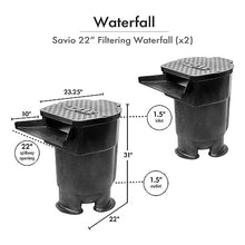 HALF OFF PONDS Savio Signature Ultimate Water Garden and Koi Pond Kit with UVinex Filter, Aeration System, and Liner Black