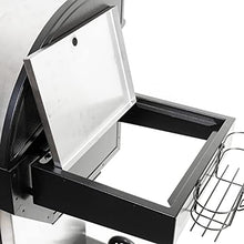 USSC Grills USG730SS Stainless Steel Wood Pellet Grill Black