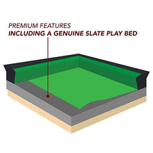 Hathaway Renegade 54-In Slate Bumper Pool Table Black/Green