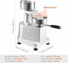 DLYZAYE Grill Burger Press Tool, Commercial Hamburger Patty Maker, Home Manual Burger Forming Machine, with 200 Pcs Patty Papers