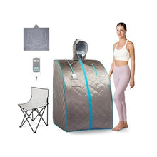 Complete Portable Home Sauna Therapy Kit Remote Control Relaxation