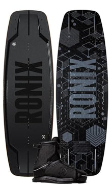 Ronix Wakeboard Package 145 - Parks Wakeboard w/ Parks Boot - 11-12 Black