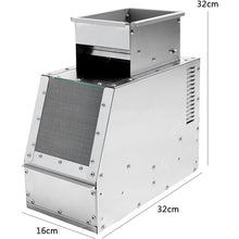 McbeAn Electric Grain Thrower Screening Machine, Bird Feed Blown Shell Splitter, High Efficiency 60-80 Catties/h, Double Drawer, High Speed and Strong Wind, for Millet, Miscellaneous Grains, Melon