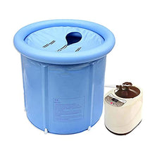 Portable Sauna Tent Foldable Adult Bathtub Personal Sauna Tent Foldable Sauna Spa with Remote Control for Therapeutic Relaxation Detox Weight Loss at Home (Sauna Tent 75x75cm)