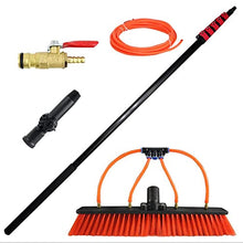 BHFRYU Window Cleaning Brush Pole Water Fed Brush Outdoor Cleaning Tools Window Cleaner Kit Cleaning Photovoltaic and Solar Panels Extendable Cleaner Conservatory Roof