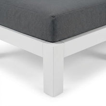 Outdoor Escape Gray Fabric Outdoor Patio Modular Sectional, Contemporary Style, Weather-Resistant Upholstery, Comfortable Back and Seat Heights