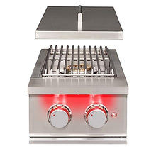 TrueFlame Built-in Stainless Steel Double Side Burner - TFSB2L