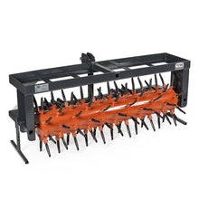 Titan Attachments 62" 3 Point Drum Aerator for Cat 1 & 2 Tractors with 88 Coring Plugs